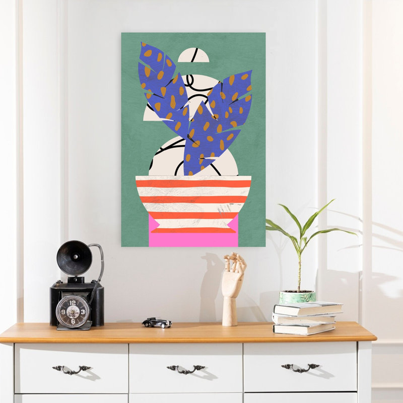 Art contemporain, art contemporain abstrait, H 24 po x l 16 po