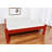 Red Solid Wood Full Bed Frame