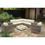 Ensemble de conversation pour 6 personnes avec foyer et coussins Sunbrella Lsi-1731678544