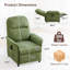 Fauteuil inclinable avec dossier épais, réglable de 110 ° à 160 °-1597159284