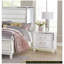 Glamour blanc argenté 1pièce table de chevet de 2 tiroirs barre en acrylique meubles de chambre à coucher élégant