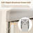 56-60" W x 70" H Framed Shower Door Double Sliding Door with 1/4" (6mm) Clear Tempered Glass, 2 Towel Bars for Walk-in Bathroom, Chrome Finish Shower Doors, Reversible Installation-98666108
