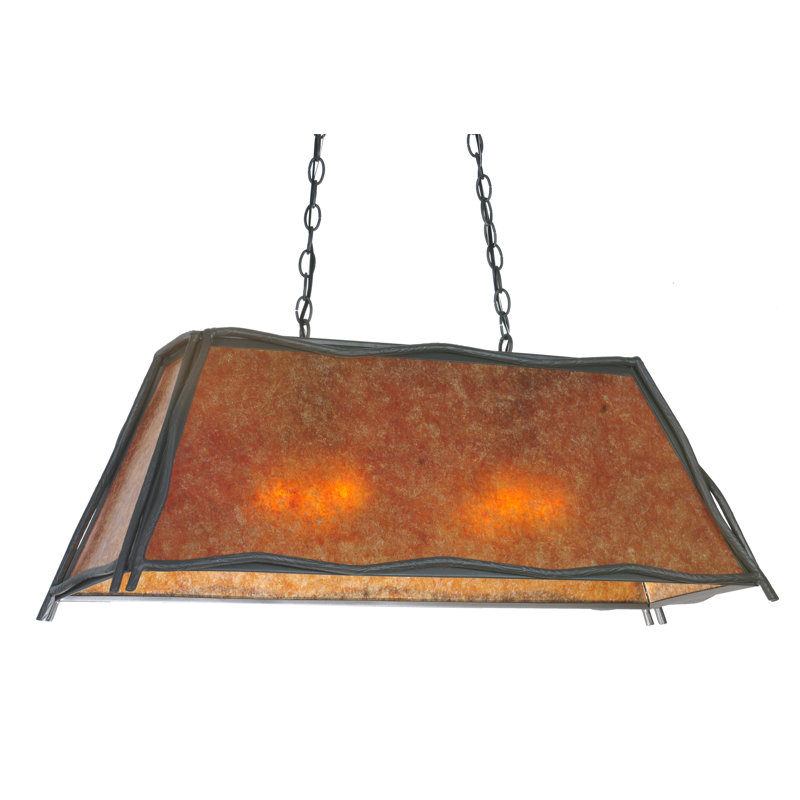 Luminaire suspendu géométrique pour table de billard 6 lumières Sticks