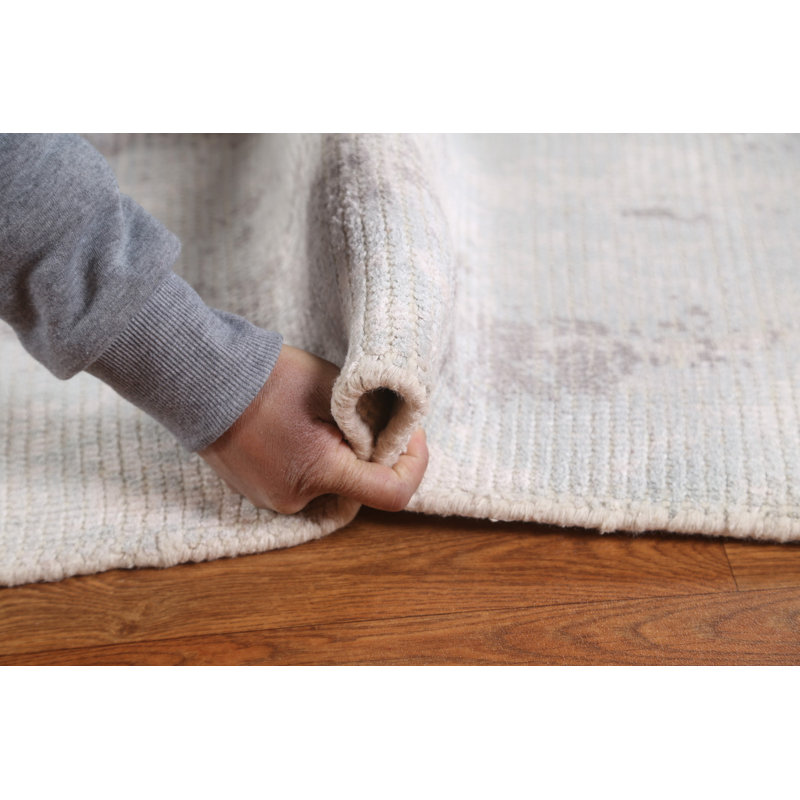 One-of-a-Kind 8'0" X 9'10" New Age Silk Area Rug in