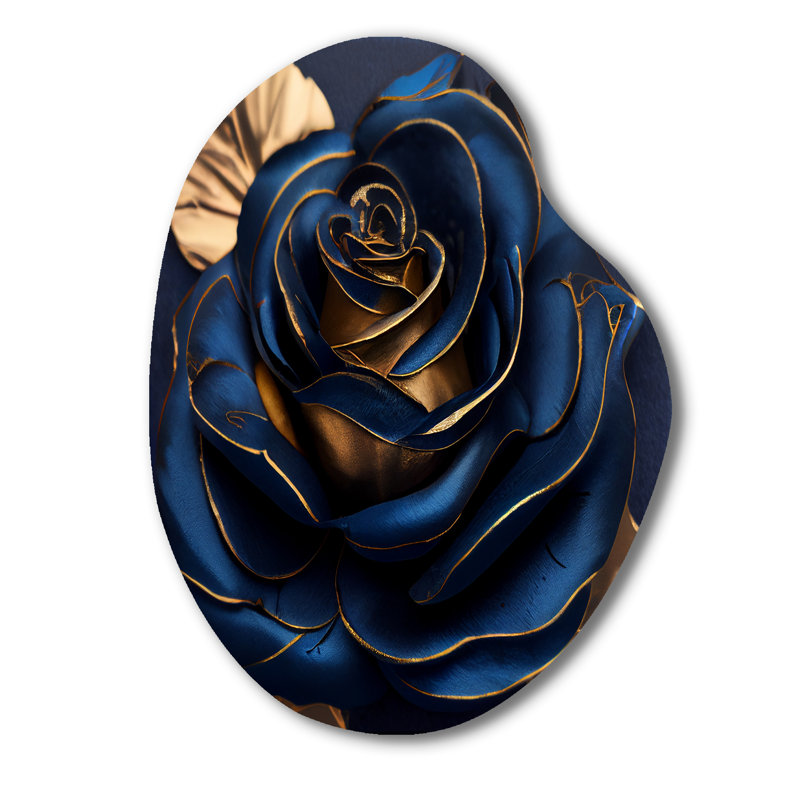 Beckham - Art floral mural en forme de poire rose, H 38 po x l 28 po