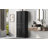 Bathroom Storage Cabinet With Doors And Drawer, Multiple Storage Space, Adjustable Shelf, Black-415059832