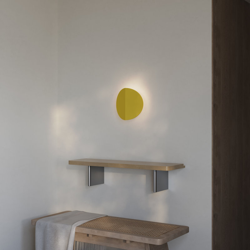 Lune Wall Sconce, Mustard