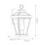 Guilbert Bronze Outdoor Wall Lantern-987289209