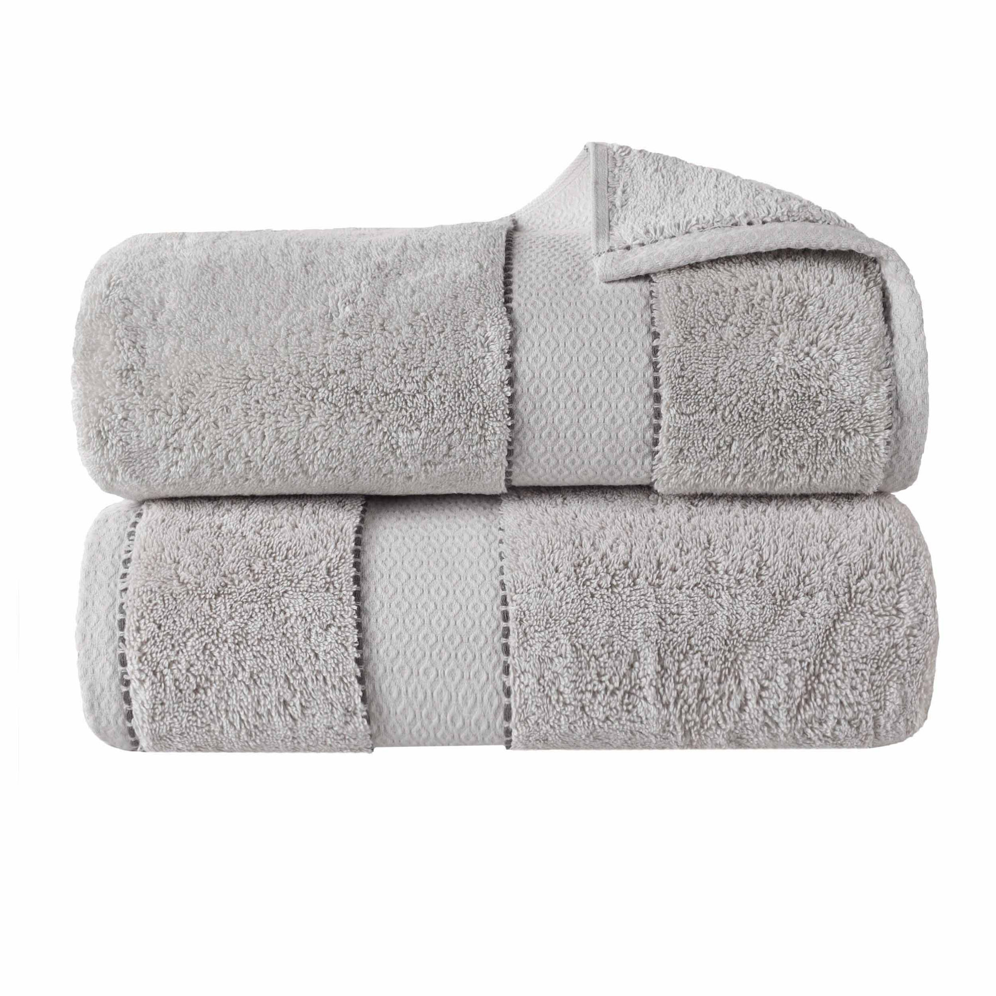 Abrianna Egyptian Giza Cotton Bath Sheet, Platinum