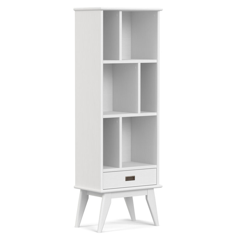 Bibliothèque et unité de rangement Draper, H 64 po x l 22 po x P 14 po, Blanc