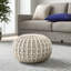 Wollano 50cm Wide Tufted Round Pouf Ottoman-32085793