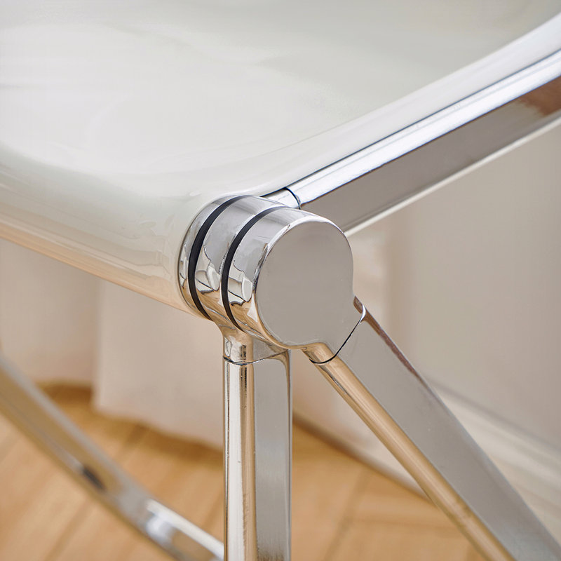 Chaise pliante usagée Home Transparent Ins Retro Office Leisure
