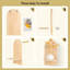 Tablette flottante en bois Athzired