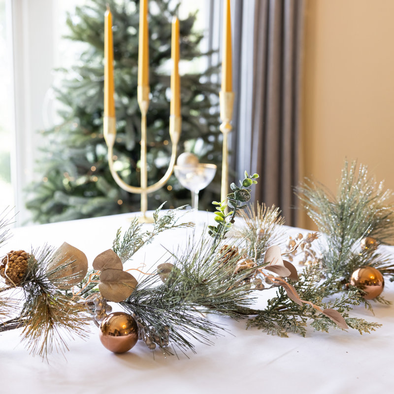 150cm Lighted Faux Garland with Lights