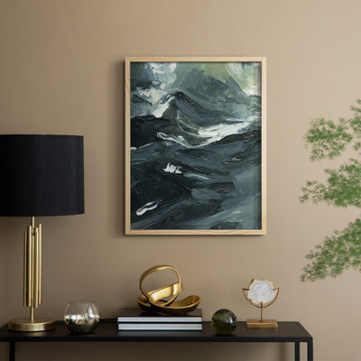 Lost in the Sea I Framed Print - Solid Wood