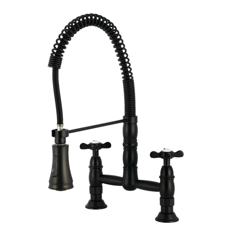 Robinet de cuisine Kingston, Noir mat
