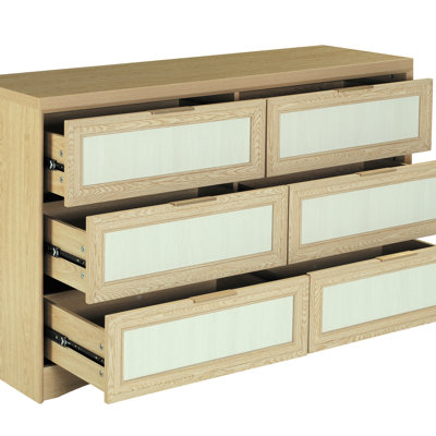 Commode contemporaine à six tiroirs