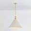 Painted No. 2 Pendant in Aged Brass and Blue Bird by Mark D. Sikes-1086054632-1086054633-1086054639