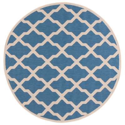 Tapis d'intérieur / extérieur à motif géométrique Maclin House