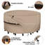 Housse ronde ronde pour ensemble de table et de chaises, housse extérieure robuste pour meubles 600D-2014216932