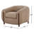 Amaryllis 38" Wide Polyester Barrel Chair-784591419