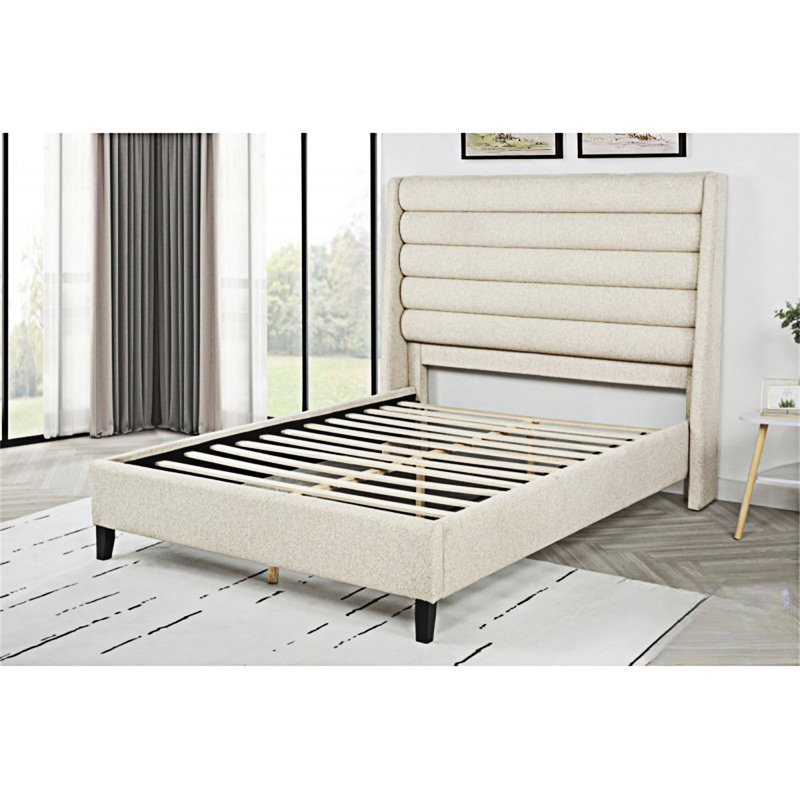 Upholstered Queen Platm Bed