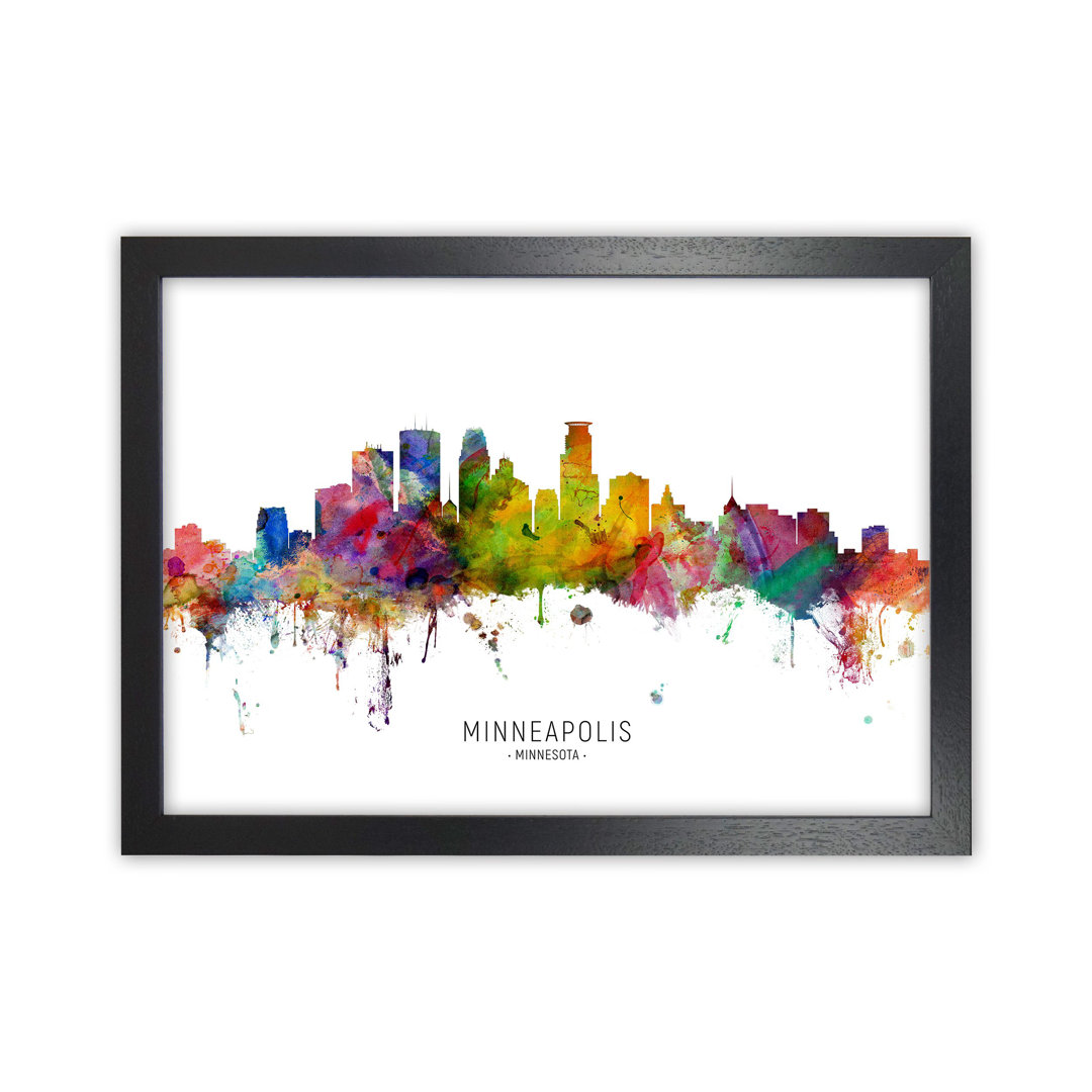 Minneapolis Minnesota Skyline by Michael Tompsett - Print