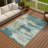 Machine Washable Indoor/Outdoor Kesler ACN2372 Abstract Rug-890735798