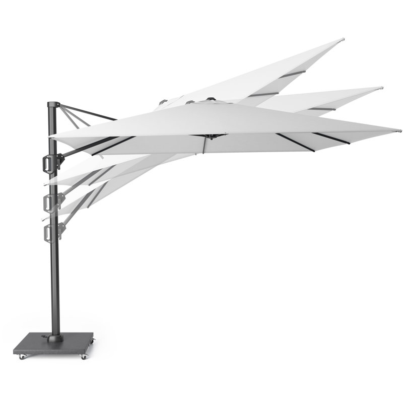 Aarne 300cm X 200cm Rectangular Cantilever Parasol, Champagne