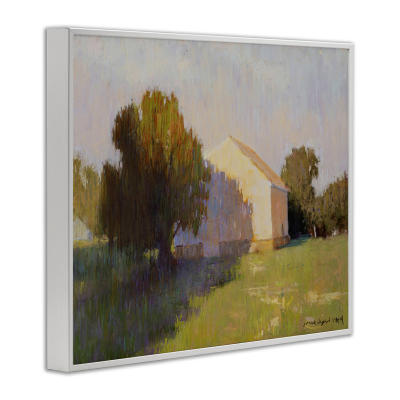 «Summer Farm View», art de la giclée encadrée par Carol Strock Wasson, H 11 po x l 14 po