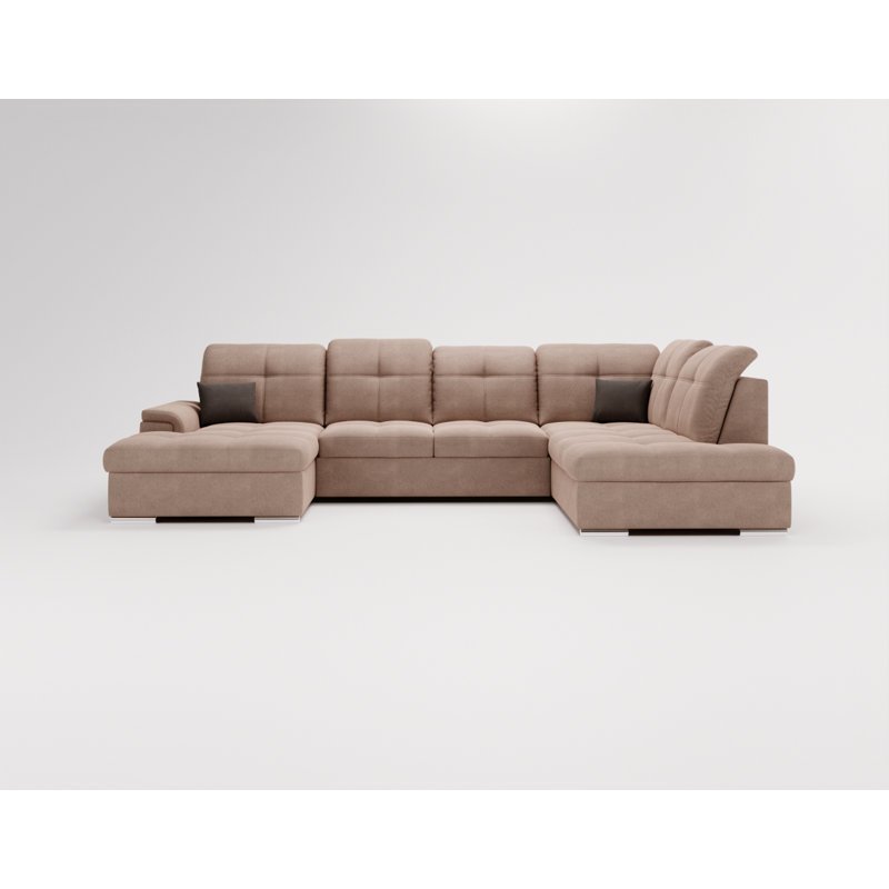 3 Seater Corner Sofa, Left Hand Facing, Khaki