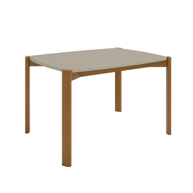 Table de salle à manger Gales, Grège, L 35,43 po x L 47,24 po