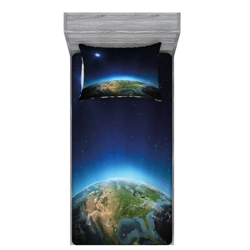 Microfiber Sheet Set, Twin XL Sheet Set + Fitted Sheet + 1 Pillowcase
