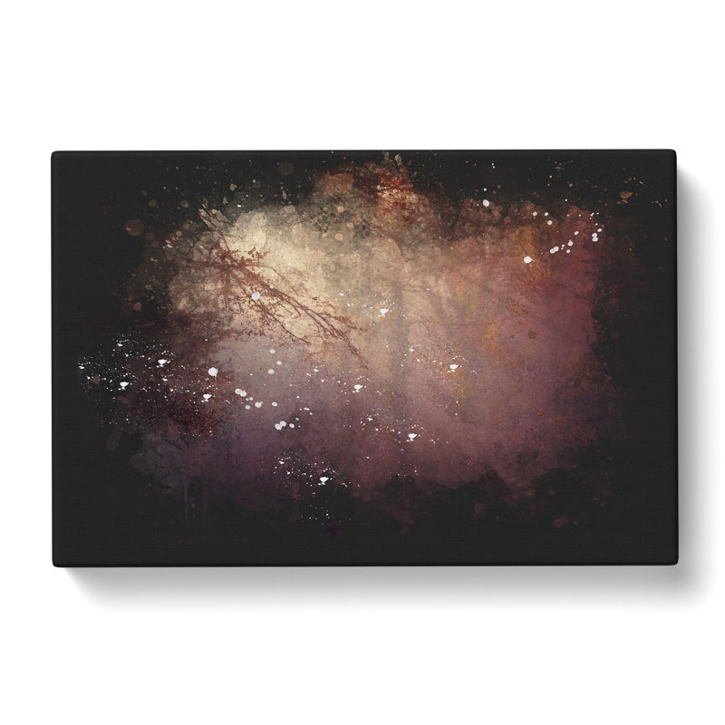 Sunlight Forest Vol.1 Paint Splash - Wrapped Canvas Print, 50cm H x 76cm W x 3cm D
