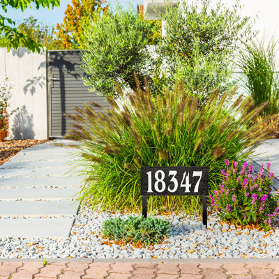 Modern Woodgrain Lawn Sign