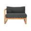 Venice Outdoor Teak One Arm Lounge Chair-1254774638