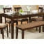 Table transitionnelle Finish - Salle à manger, placage de chêne avec style, 60 po x 36 po