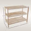 Étagère à chaussures en bois à 3 niveaux pour garde-robe, salle de bain, vestibule Lavish Home