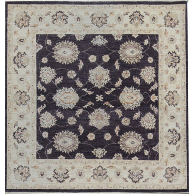 Ziegler One-of-a-Kind 4'11" X 5" Wool Area Rug in Ivory