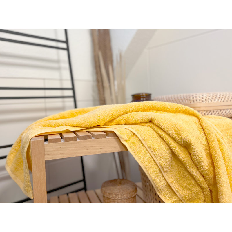 Midweight Bath Sheet, Yellow