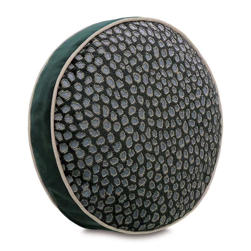 Esmeralda Circular Pillow Cover & Insert