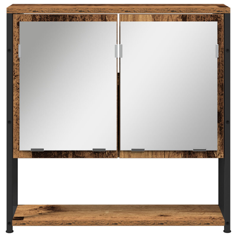 W H Medicine Cabinet Mirror, Weathered