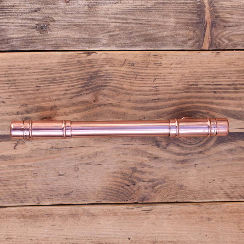 Copper T-Barn Door Pull - Vintage.