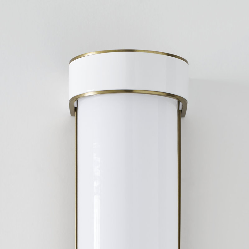 Monroe 1 - Light Vanity Light, Burnished Brass