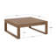 Table basse en bois massif 37,4 po Cove