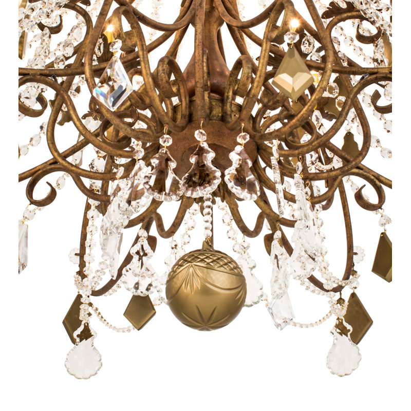 Lustre empire 16 lumières style bougie Minuet