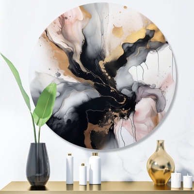 Abstract Wall Decor on Metal