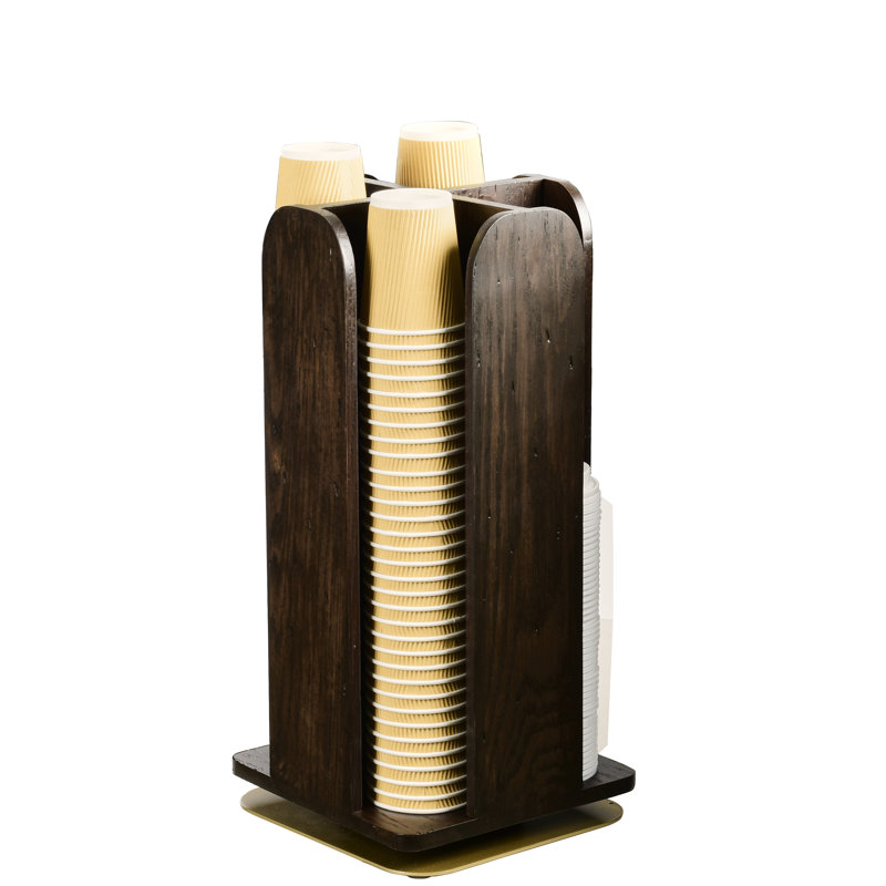 Heritage Revolving Cup And Lid Organizer 