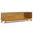 Lennon 72"W Solid Wood Mid-Century Modern Low TV Stand for TVs up to 80" with 2 Sliding Doors and Adjustable Shelf-109702814