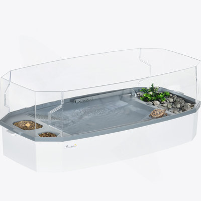 Ensemble de réservoir de tortues polyvalent avec des caractéristiques avancées pour un habitat de reptile idéal